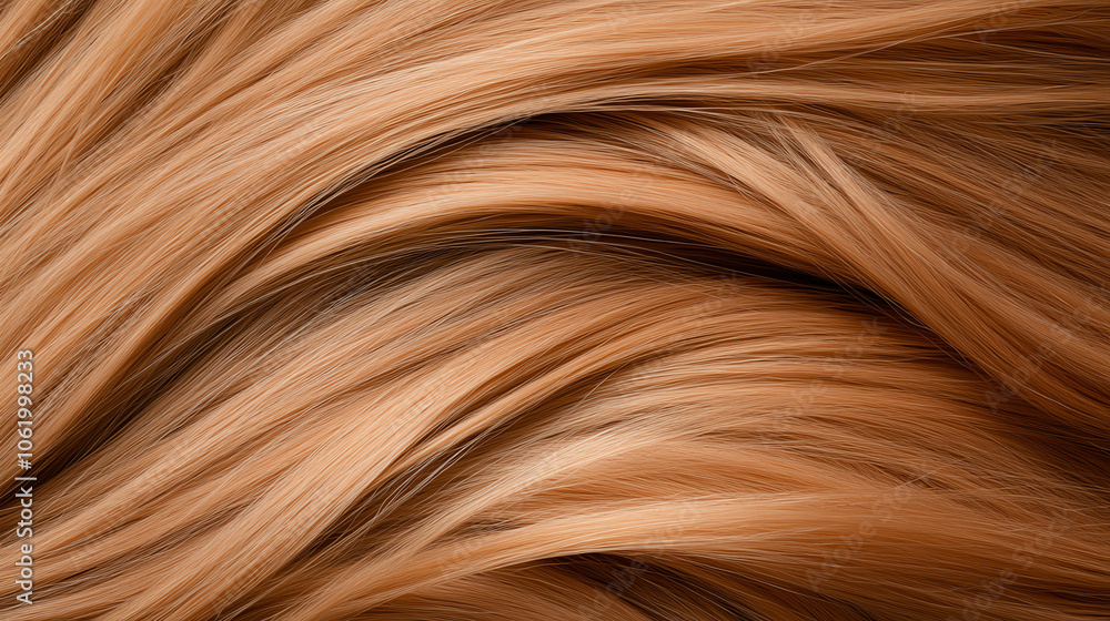 Close-up image of flowing hair strands in warm blonde shades. Perfect for beauty, fashion, and hair care contexts. Close-up image of flowing hair strands in warm blonde shades. Perfect for beauty, fashion, and hair care contexts.