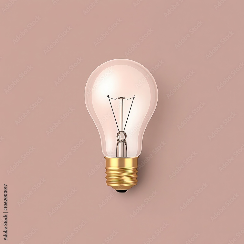 Innovative Light Bulb on Glossy Surface - ESG Business Discussions and Ideas - Simple Flat Vector Illustration Innovative Light Bulb on Glossy Surface - ESG Business Discussions and Ideas - Simple Flat Vector Illustration