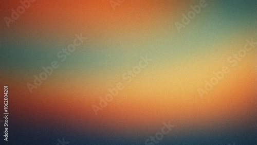 Panoramic gradient background with a sunset-inspired, grainy texture.