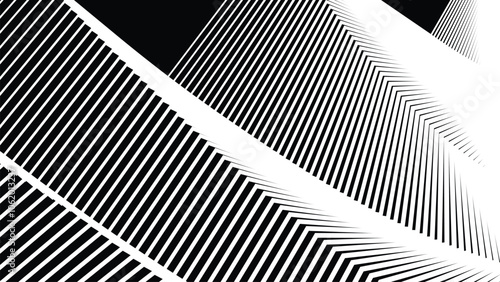 Black and white seamless zig zag pattern abstract background