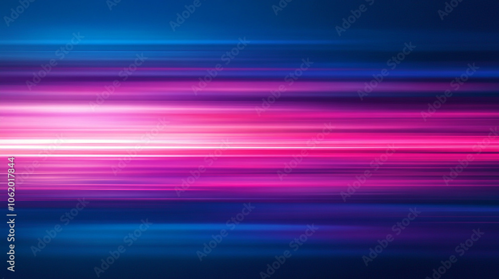 Abstract Blurred Background with Horizontal Light Streaks in Blue Pink and Purple Hues Abstract Blurred Background with Horizontal Light Streaks in Blue Pink and Purple Hues