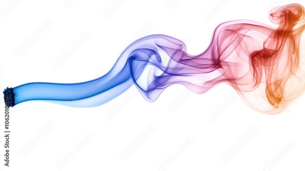 Vibrant Abstract Smoke in Natural Colors Close Up Vibrant Abstract Smoke in Natural Colors Close Up
