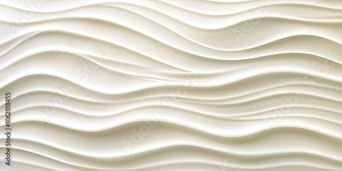 Elegant White Wavy Texture Background