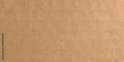 Background of brown kraft paper or cardboard texture. Abstract pattern of beige rough carton, old paper sheet, parchment or papyrus surface, vector