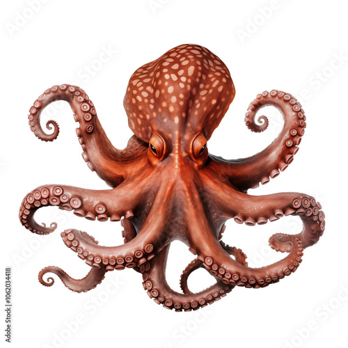 octopus isolated