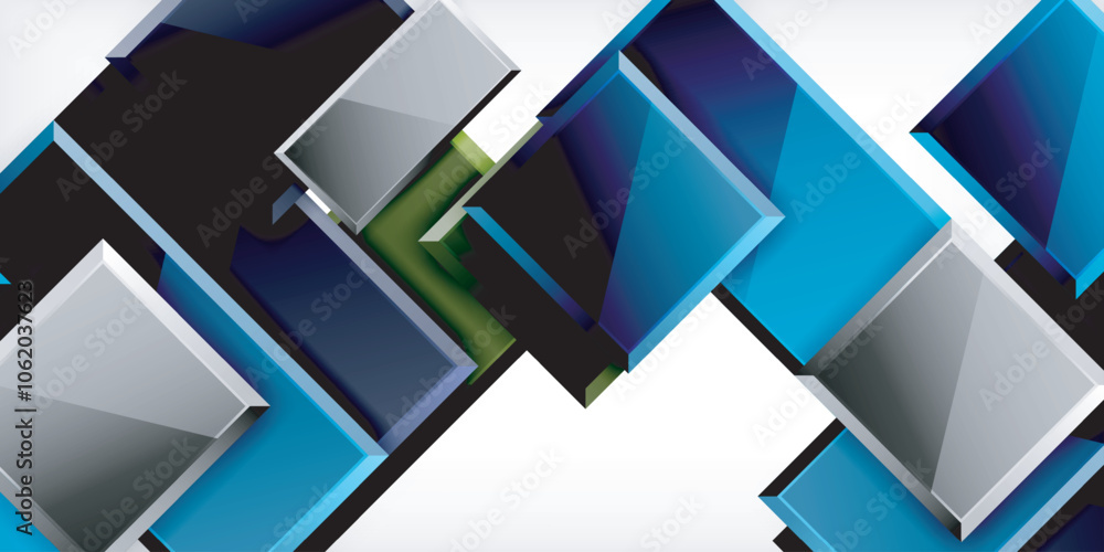 Glass toy style square shapes abstract design. Vector Illustration For Wallpaper, Banner, Background, Card, Book Illustration, landing page Glass toy style square shapes abstract design. Vector Illustration For Wallpaper, Banner, Background, Card, Book Illustration, landing page