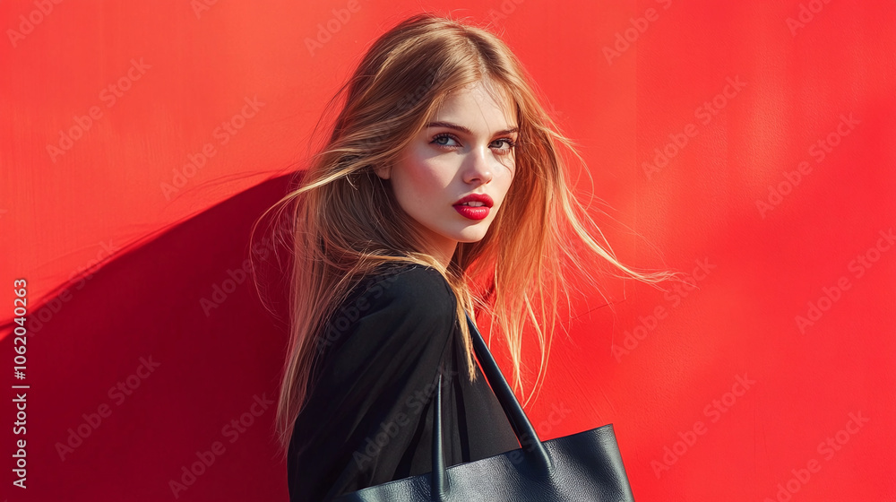 Fototapeta premium full image of a female model