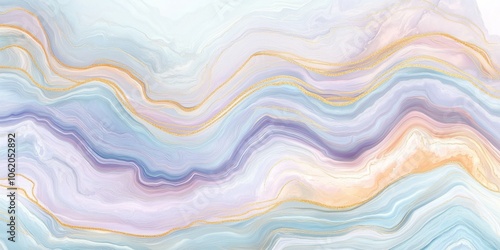 Abstract fluid wave smooth wallpaper in purple tones