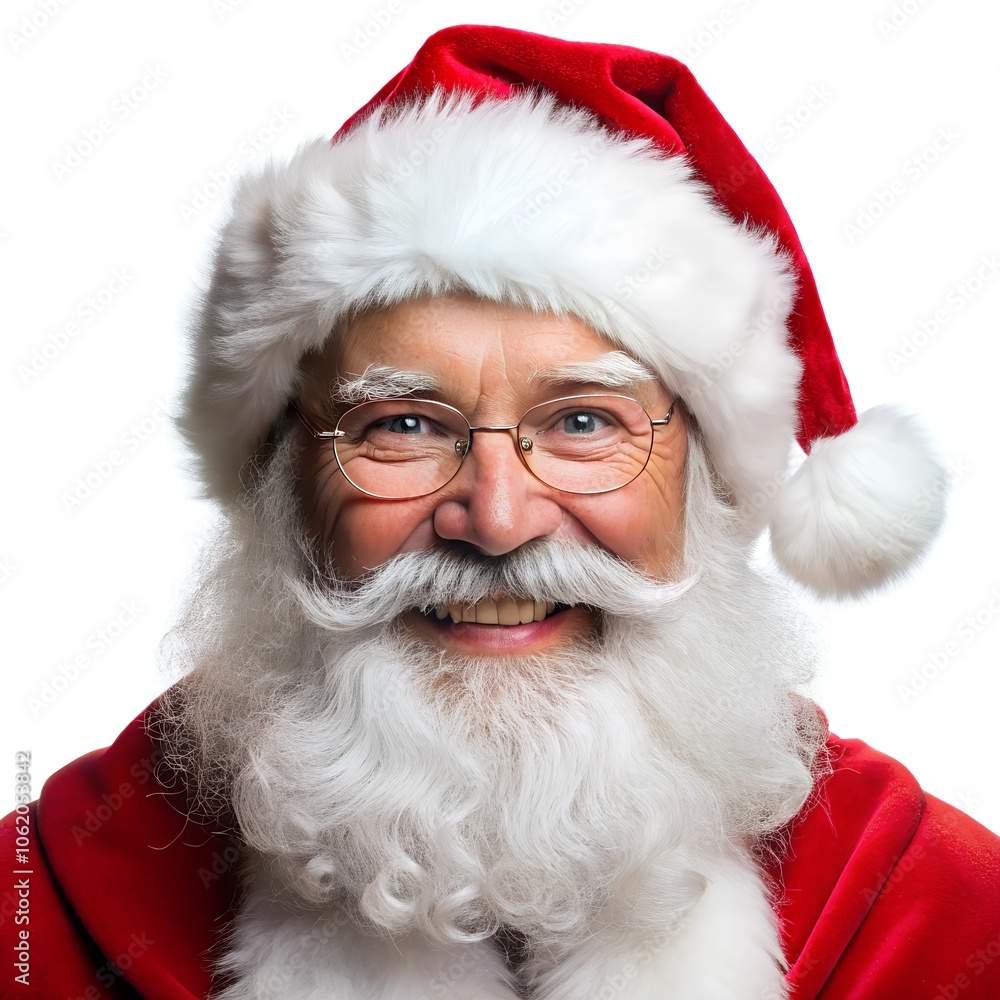 Naklejka premium smiling santa claus