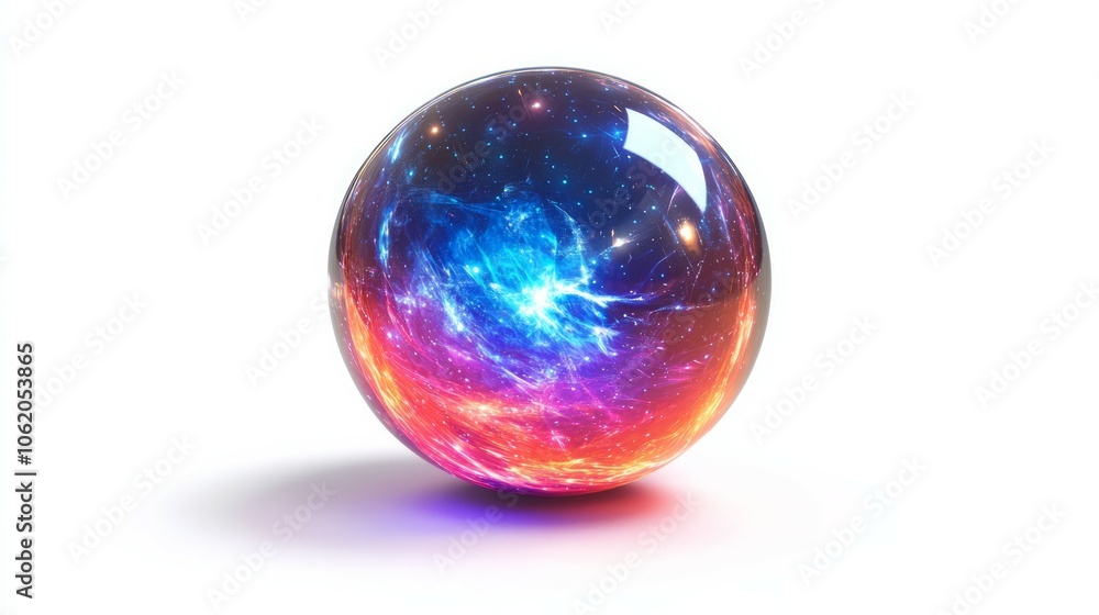 Abstract like art glass energetic mystical magic ball Abstract like art glass energetic mystical magic ball
