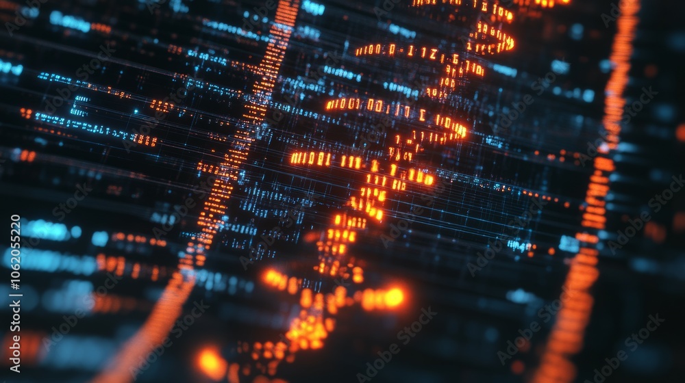 Business analysis big data screen and ai economic tech