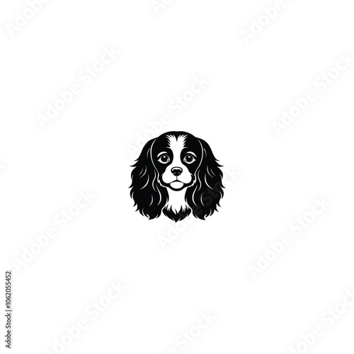 black and white dog