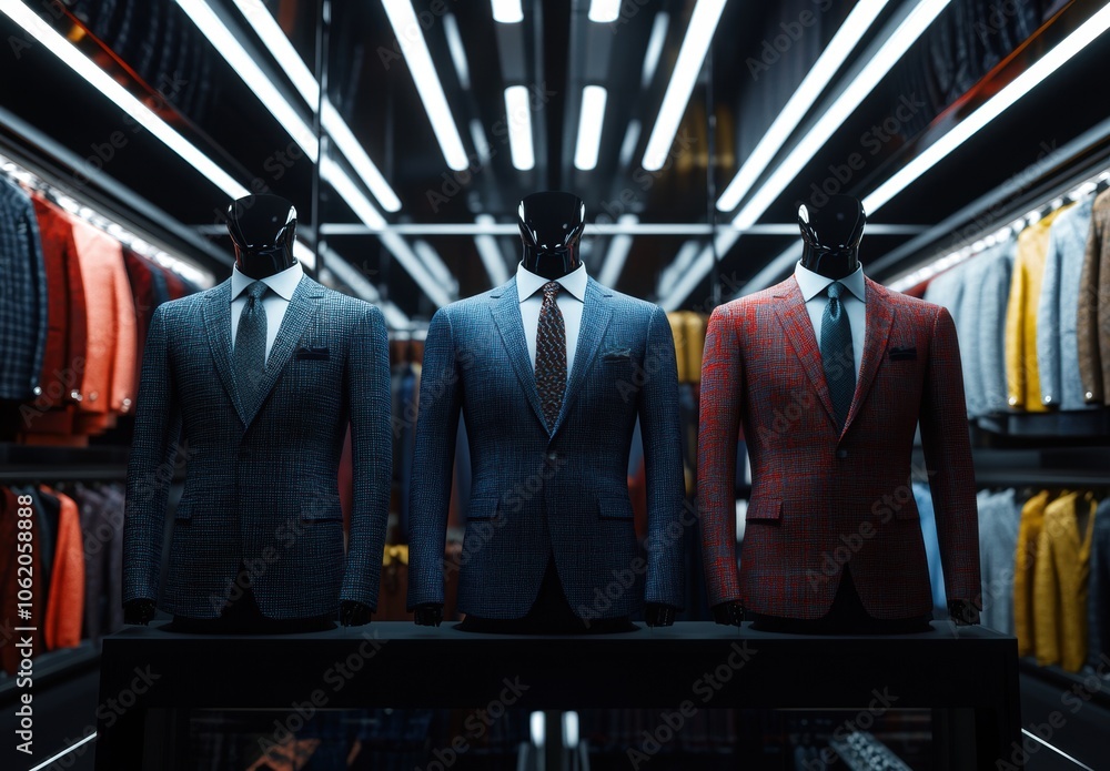 Suits on Display. Suits on Display.