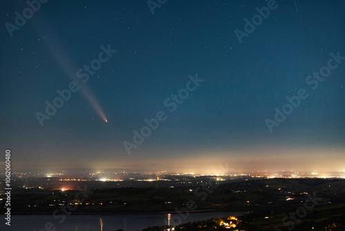 Comet C/2023/C1 Tsuchinshan - Atlas above Irish sky