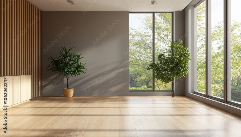 Fototapeta premium Empty Room Sunlight.