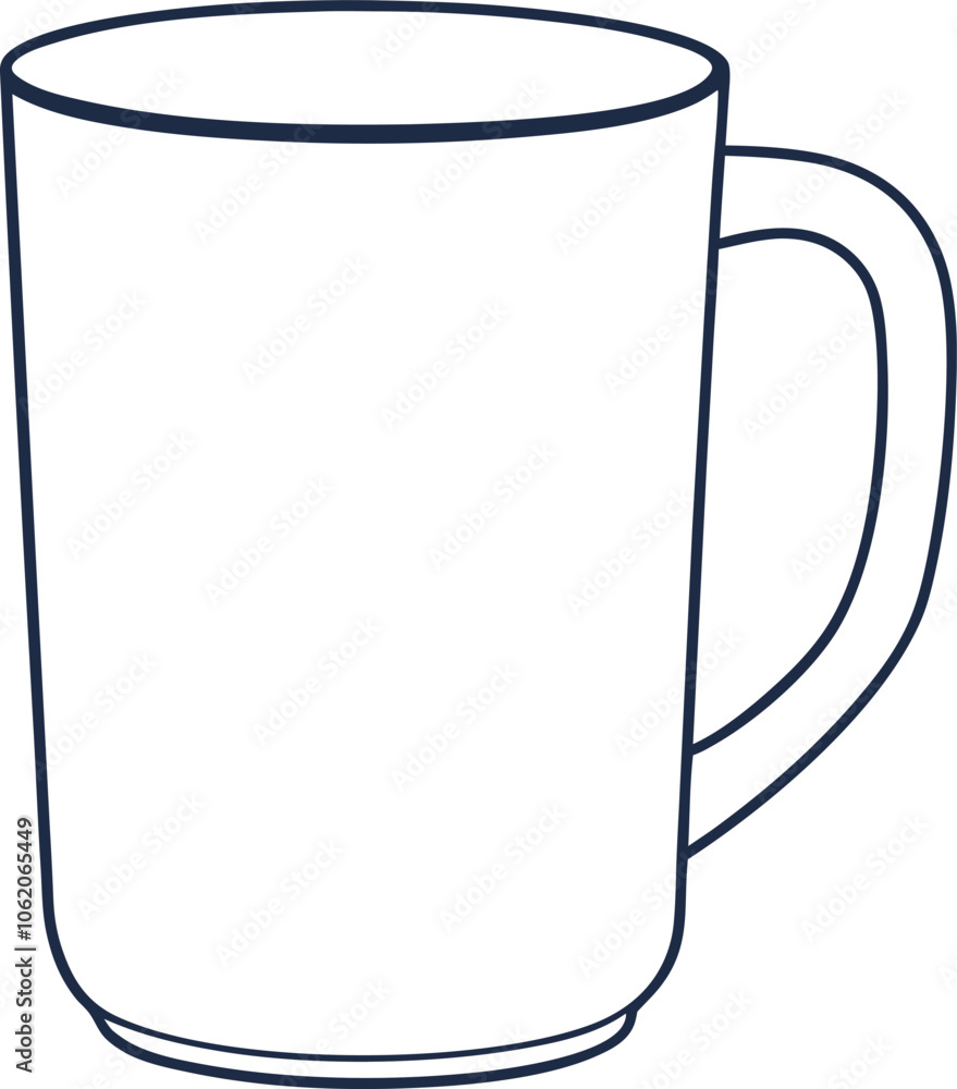 plain mug on white background plain mug on white background