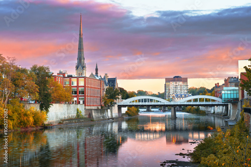 Cambridge, Ontario, Canada at Dawn photo