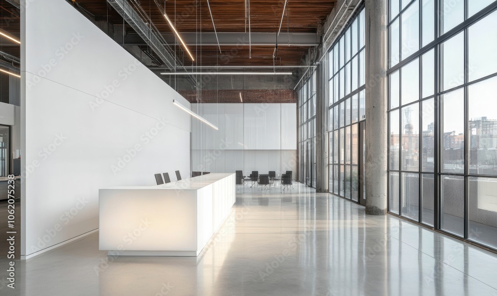 Modern Office Interior. Modern Office Interior.