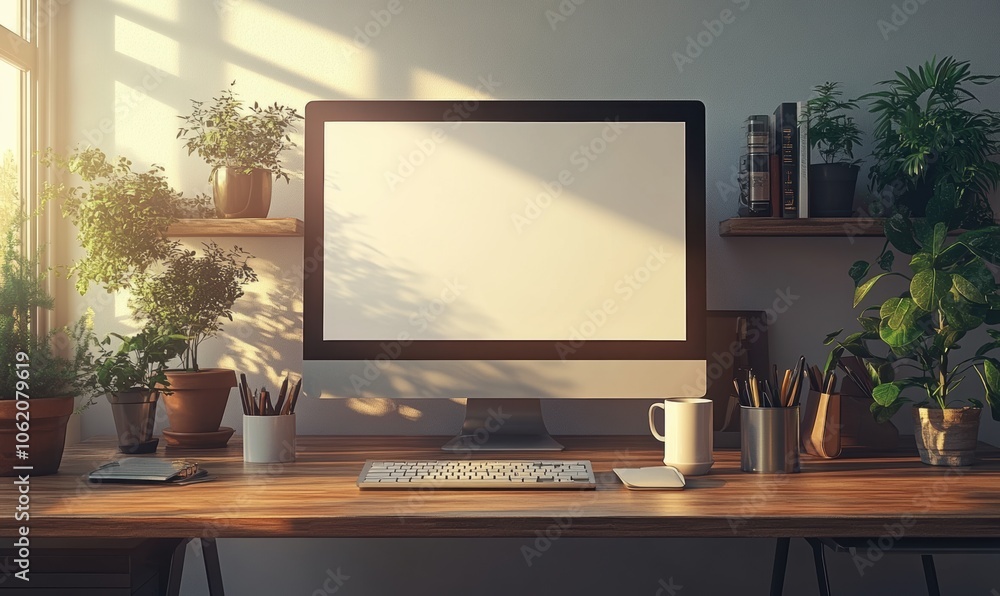 Fototapeta premium Modern Workspace.