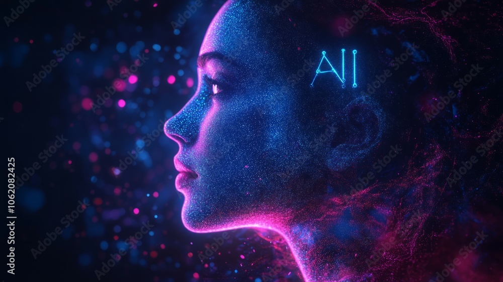 Tech AI concept controlling technological tools and intelligent robots. Development of an artificial code of ethics chips artificial intelligence science concept Tech AI concept controlling technological tools and intelligent robots. Development of an artificial code of ethics chips artificial intelligence science concept