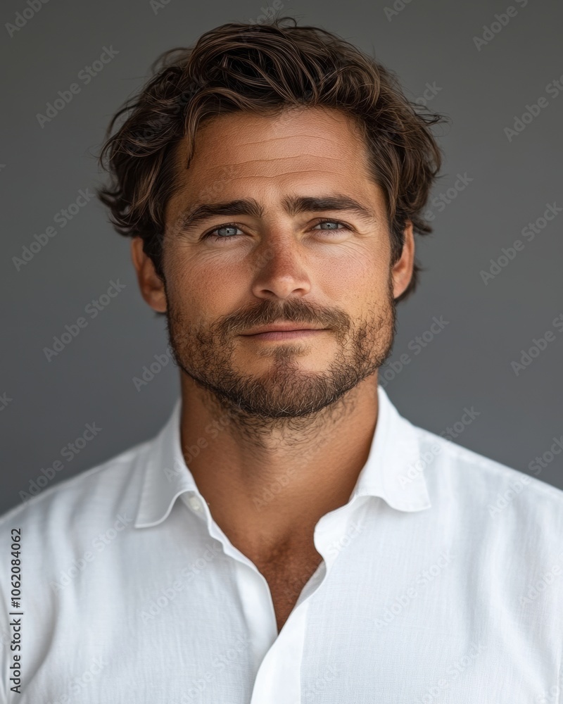 Handsome Man Portrait. Handsome Man Portrait.