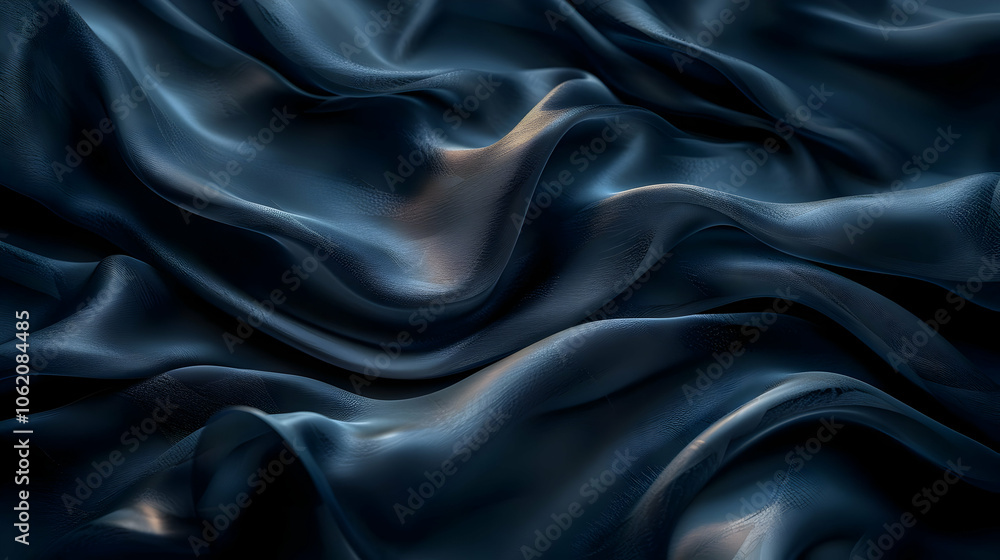 Abstract 3D Blue Wave Background Illustration Abstract 3D Blue Wave Background Illustration