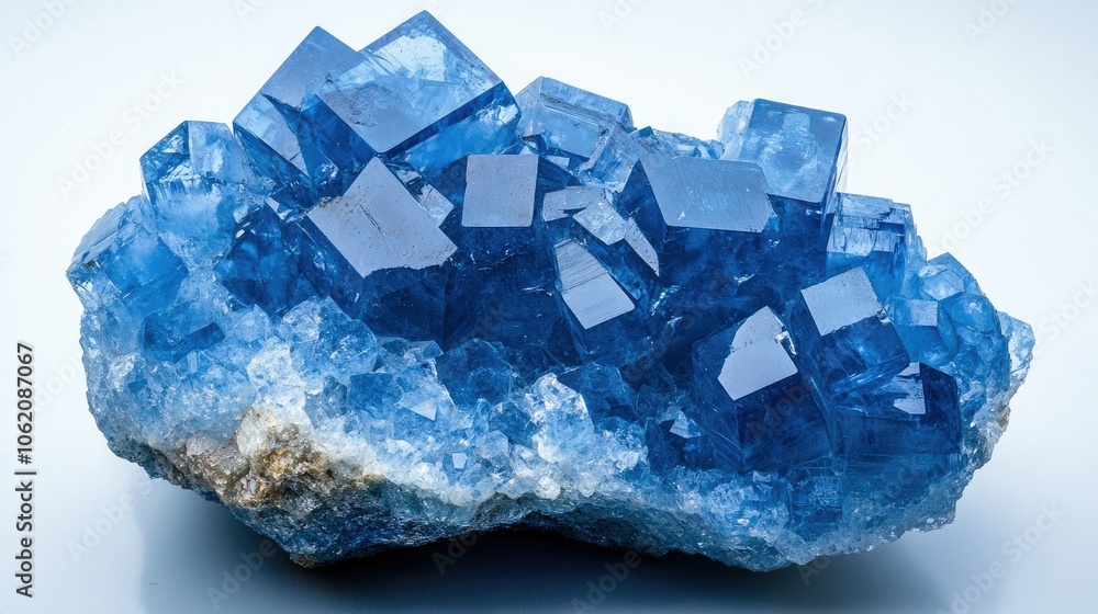 Elegant blue crystal with intricate, natural patterns and glossy surface, ideal for nature photography Elegant blue crystal with intricate, natural patterns and glossy surface, ideal for nature photography
