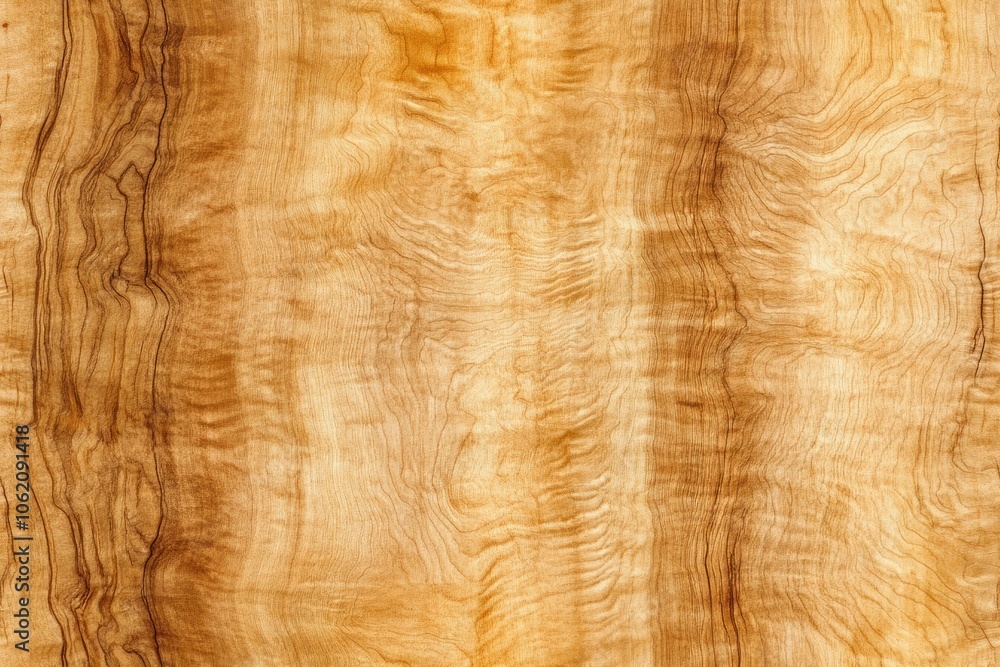 Naklejka premium Wavy carved wood plank background texture