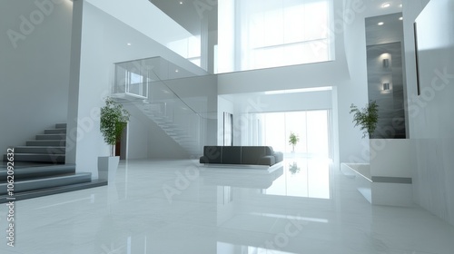 Wallpaper Mural Clean modern white color reception office lobby

 Torontodigital.ca