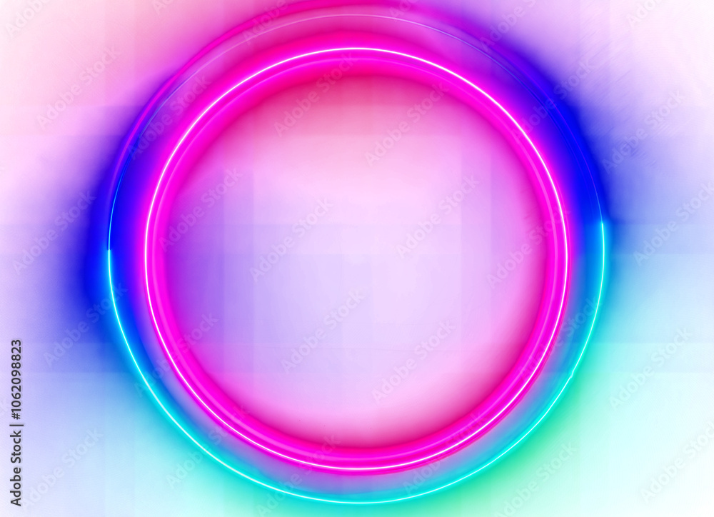 glowing Neon glow circle effect with pink to blue Gradient isolated on transparent background, abstract light effect glowing Neon glow circle effect with pink to blue Gradient isolated on transparent background, abstract light effect