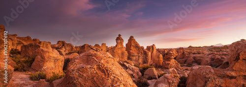 Rock formations in Bolivia photo