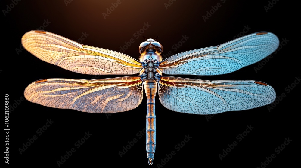 Explore the intricate details of a dragonfly's translucent wings in stunning gigapixel resolution Explore the intricate details of a dragonfly's translucent wings in stunning gigapixel resolution
