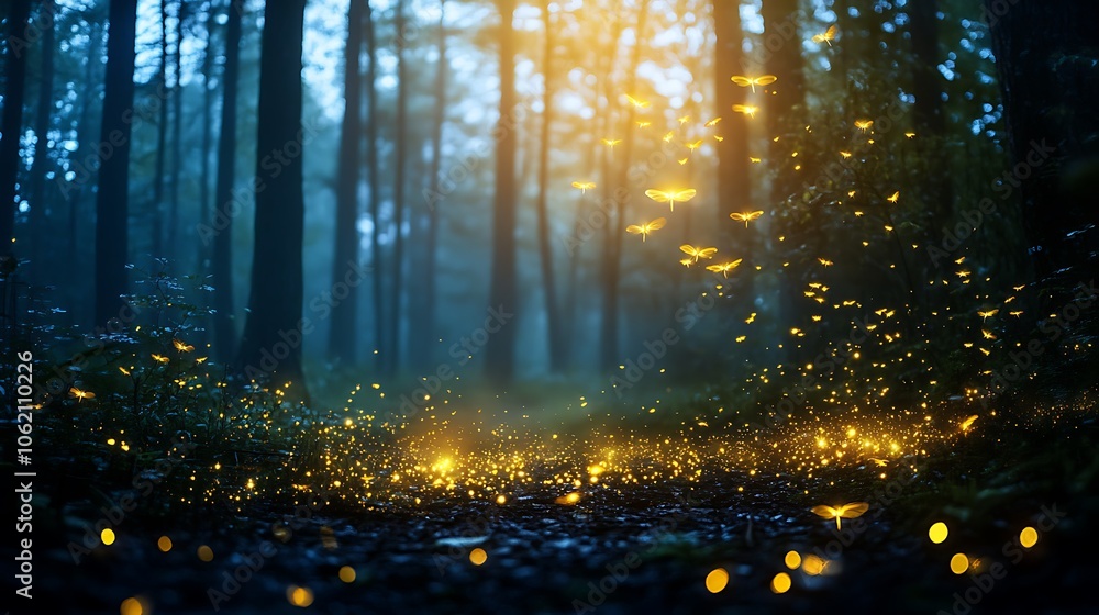 Fireflies Illuminate the Dark Forest, Leaving Space for Gentle Words Fireflies Illuminate the Dark Forest, Leaving Space for Gentle Words