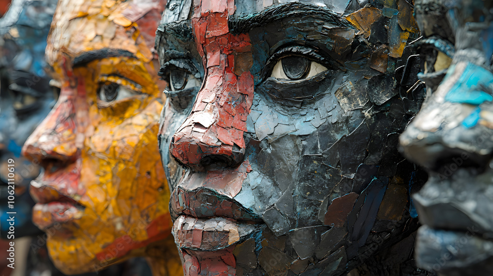 A Thought-Provoking Installation of Art Created from Recycled Materials Highlighting Social Justice and Individual Freedom A Thought-Provoking Installation of Art Created from Recycled Materials Highlighting Social Justice and Individual Freedom