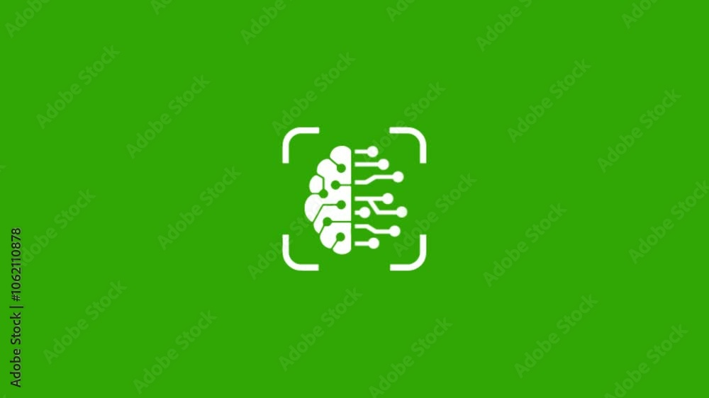 Ai brain Scanning animated outline icon . Artificial intelligence 4k motion design animation for web, mobile and ui design Ai brain Scanning animated outline icon . Artificial intelligence 4k motion design animation for web, mobile and ui design