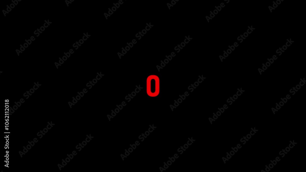 Gamming 05 second countdown. Timer 05 seconds countdown animation. Countdown timer from 05 to 0 seconds real-time