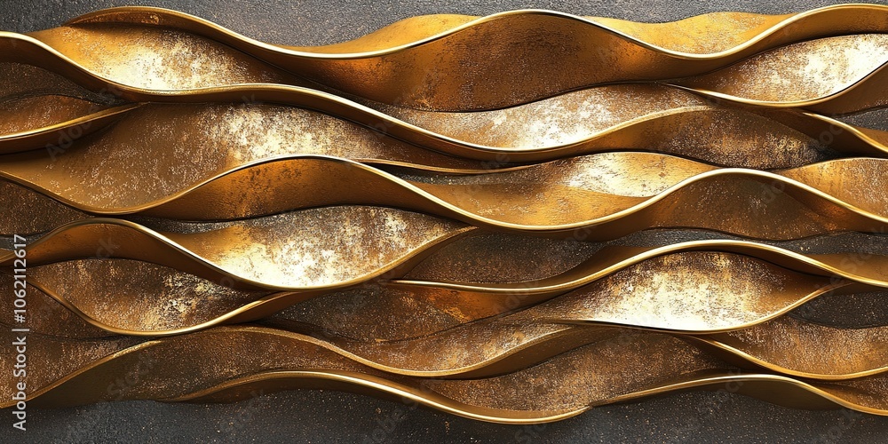 Creative Abstract Marketing Background Featuring Shimmering Golden Waves, Capturing the Essence of Elegance and Luxury. This AI-Generated Wallpaper Offers a Unique Visual Experience, Perfect for Adve Creative Abstract Marketing Background Featuring Shimmering Golden Waves, Capturing the Essence of Elegance and Luxury. This AI-Generated Wallpaper Offers a Unique Visual Experience, Perfect for Adve