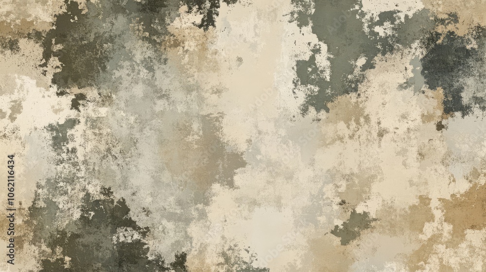 Neutral Camouflage Pattern in Earthy Tones Neutral Camouflage Pattern in Earthy Tones