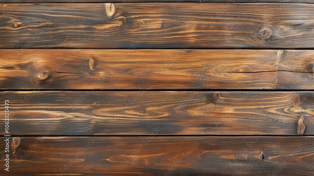 Naklejka premium Smooth wooden panel background with rich brown tones and polished grain, giving a timeless look