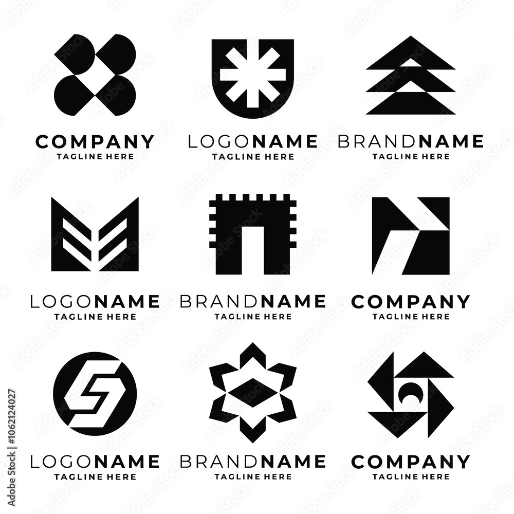 Modern logo template vector Modern logo template vector