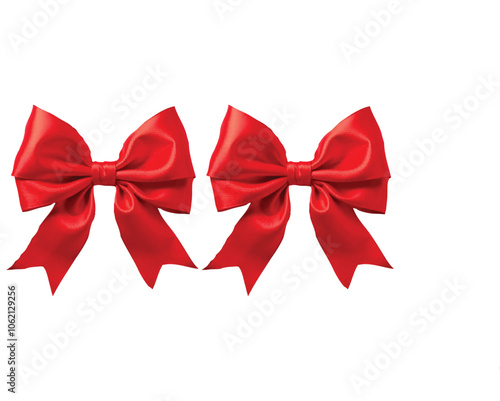 Merry Christmas Red Bow.