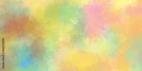 abstract soft colorful background with watercolor texture,  Watercolor imitation background with splashes modern stains, Abstract watercolor splash in shades of blue, red, orange and yellow.