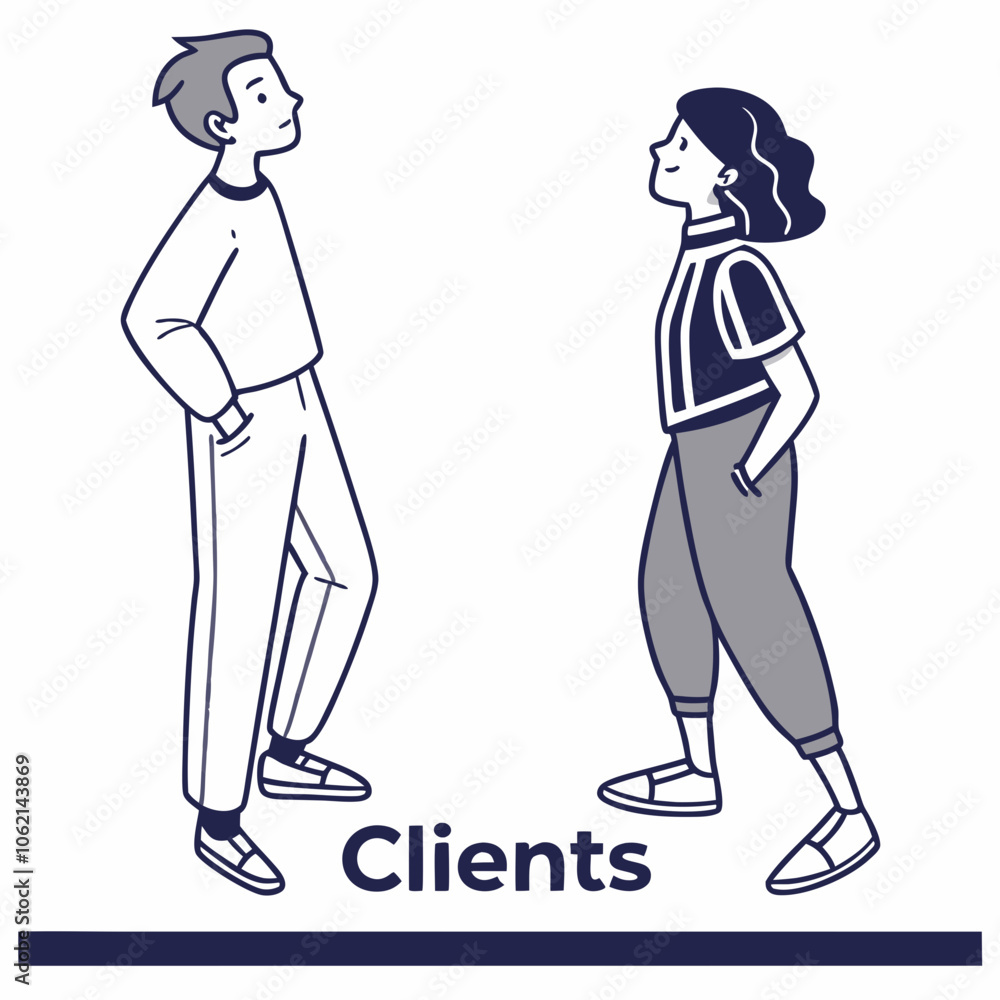 Two stylized human figures, one male and one female, side by side. They are represented with simple lines and lack detailed facial features. Two stylized human figures, one male and one female, side by side. They are represented with simple lines and lack detailed facial features.