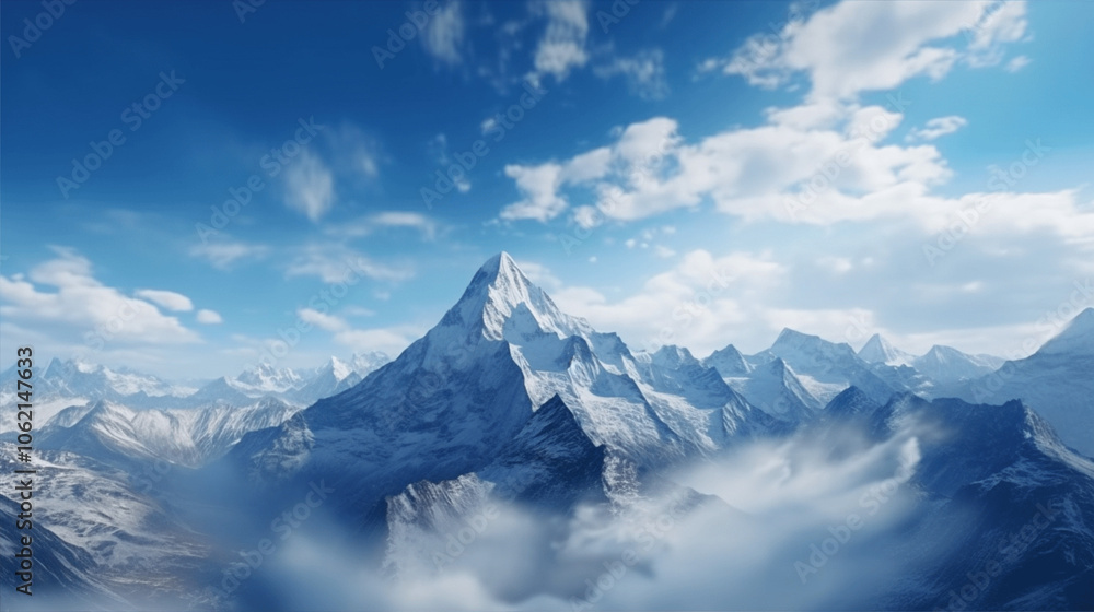 mountains in the snow mountains in the snow