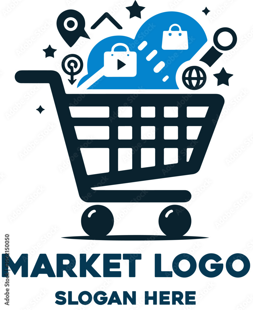 market logo illustration