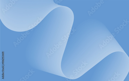Contemporary blue wave abstract background. Modern vector background with a smooth color wave. 