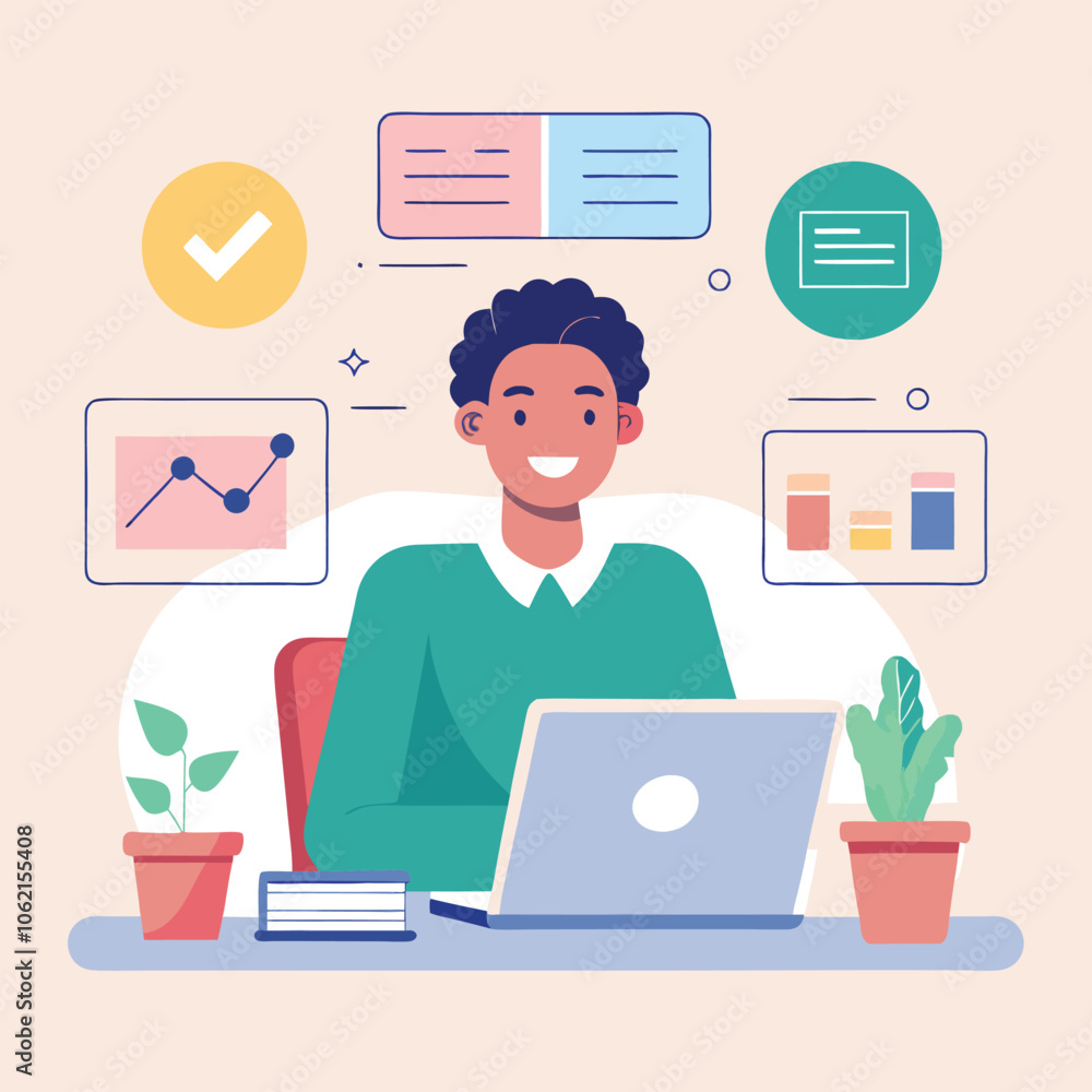 vector show a realistic single british business person vector show a realistic single british business person