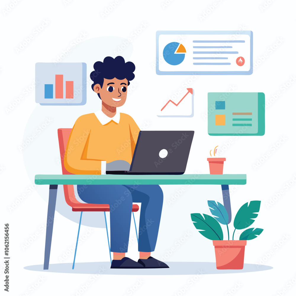 vector show a realistic single british business person vector show a realistic single british business person
