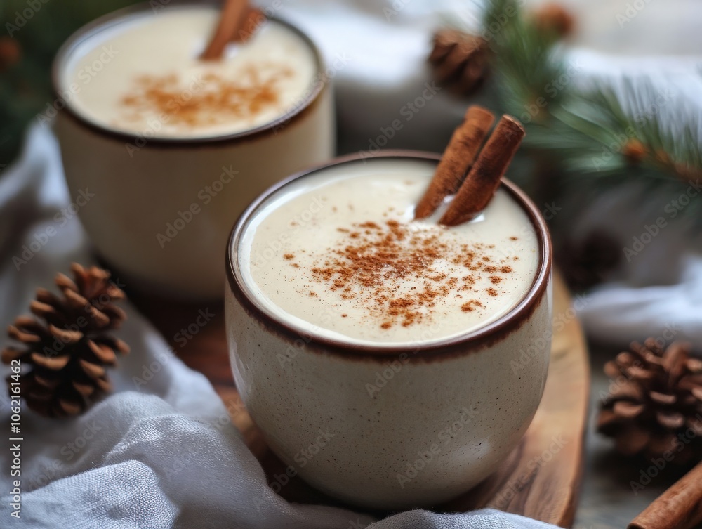 A creamy hot beverage featuring spiced teff milk, sweetened with honey and cinnamon, providing a warm and comforting drink that highlights the rich nutritional benefits of ancient grains A creamy hot beverage featuring spiced teff milk, sweetened with honey and cinnamon, providing a warm and comforting drink that highlights the rich nutritional benefits of ancient grains