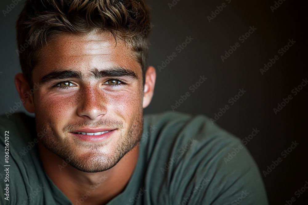 Portrait of smiling white cute teenage boy Portrait of smiling white cute teenage boy